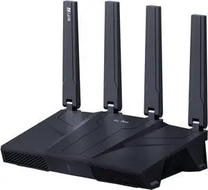 GL-BE9300 (Flint 3) Tri-Band WiFi 7 Router, High-Speed 6GHz Gaming WiFi Router for Wireless Internet, Long Range, 5 x 2.5G VPN Routers for Fiber Optic Modem, Computer Routers, Home & Business