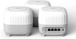 AC1200 Whole Home Mesh WiFi System, Covers up to 6,000 Sq Ft, Dual-Band 1200Mbps Mesh Network for 90 Devices, Replaces Wireless Router and WiFi Extender, 4 Gigabit Ports per Unit (D-MAC3, 3-Pack)