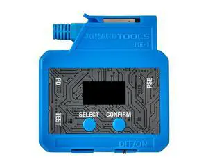 POE-1 - PoE & Cable Testing Tool Supports Passive, 802.3af/at/bt Standards, Measures Voltage, Amperage, Resistance