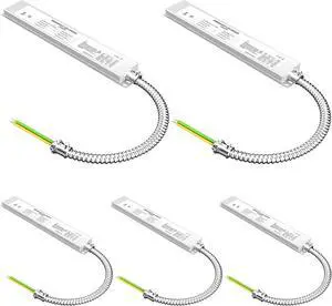 Emergency Backup Battery 20W, 120V-347VAC, Rechargeable UL Approved Backup Driver, Over 90mins Emergency Time, for LED troffer, LED Panels and Tubess