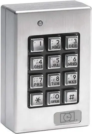 212SE Weatherproof Keypad (Silver)