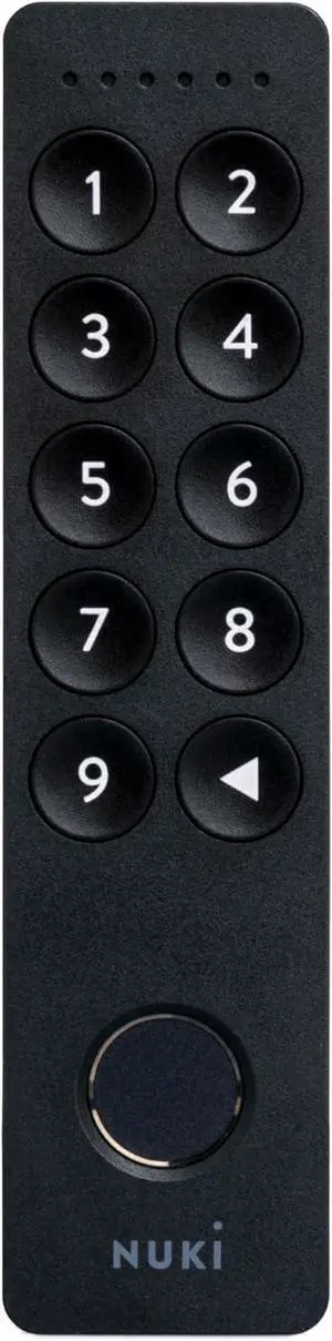 Keypad 2, Fingerprint Door Access, Secure Code Entry for Smart Lock, Easy Install, Keyless Entry for Kids, Seniors, Guests, Smartphone-Free Access