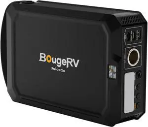240Wh Portable Power Station, Solar Generator with AC outlet, JuiceGo LiFePO4 Generators for Emergency Power Supply, Camping, Travel, Home Backup, and RV