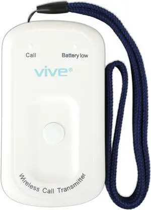 Wireless Call Button - Emergency Alert System for Patients - Smart Portable Medical Panic Button - Notifies Nurse or Caretaker When Elderly Senior Needs Help - Perfect for Home Wander Prevention