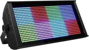 Stage Light Wash Strobe LED 200W RGB Marquee (8 Segments) Uplights DMX512 Metal Housing DJ Light for Party Disco Wedding Holiday KTV Birthday