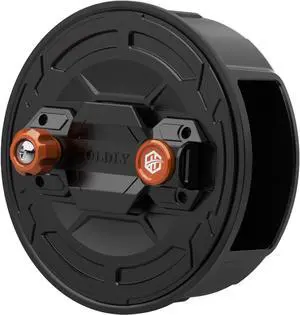 Lightweight Aluminum Tie Wire Reel Quick-Lock and Release Mechanism, Tie Wire Stripper Designed for 12-18 Gauge Wires. Dual-Sided Rewind Knob for Left or Right-Handed Operation