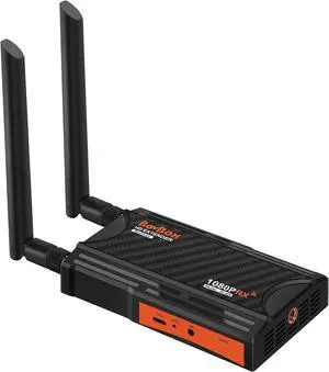 Wireless HDMI Receiver(RX Only), 1080P HD Wireless HDMI Extender Receiver Support Up to 1 TX to 4 RX Connections Form Laptop Computer PS4/5 to HDTV Projector DSLR