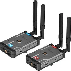 Wireless HDMI Extender, Wireless HDMI Transmitter and Receiver 4K@30Hz, 492FT Range, 4K Full HD | Plug & Play for Camera/Laptop/TV/Projector(Focus)