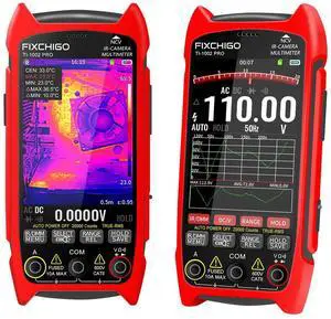 2 in 1 Thermal Imaging with 20000 Counts Multimeter Function Infrared Camera Pixels ISR256x192 Image Resolution 427x320 3.5 inch LCD -20 to 550 Temperature Range 15 Color Modes