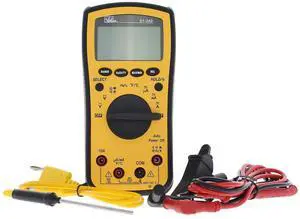 IDEAL Electrical 61-340 Test-Pro Digital Multi-Meter with Temp, Cap, Hz, Backlight, CATIII for 600v