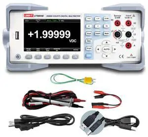 Benchtop Multimeter UT8805E - 5.5 Digit, 4.3 in Display, Auto-Ranging, TRMS, 199,999 Counts, Grey, Multimeter Tester