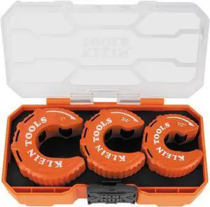 50048 C-Style Copper Tubing Cutter Set with 1/2, 3/4, and 1-Inch Cutters, MODbox Case, Ultra-Compact for Tight Spaces, 3-Piece