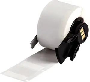 Self-Laminating Vinyl Wrap Around Wire and Cable Labels for M610, M611, M710, BMP61, and BMP71 Printers - 1" x 1". M6-19-427