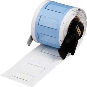 PermaSleeve Heat Shrink Wire and Cable Labels for M610, M611, M710, BMP61, and BMP71 Printers - 0.25" Dia x 1", White. M6-250-1-342-WT