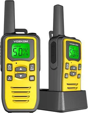 Long Range Walkie Talkies for Adult, Handheld Two Way Radios, 2 Way Emergency Radio, Walky Talky, Survival Gear and Equipment, 142 Privacy Codes, & NOAA Weather Scan