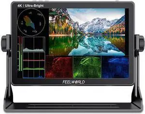 LUT11 10.1 Inch Video Monitor,Ultra High Bright 2000nit Touch Screen DSLR Camera Field Monitor,4K HDMI,1920X1200 IPS Panel