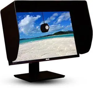 -24P 24 inch Pro Edition LCD LED Video Monitor Hood Sunshade Sunhood for Dell HP Viewsonic Philips Samsung LG EIZO NEC ASUS ACER BENQ AOC Lenovo, Fits Monitor Frame Width 550-565mm