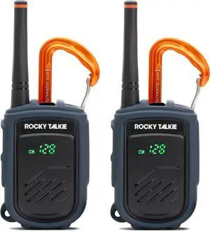 Mountain Radio - Long Range Walkie Talkie, FRS Handheld Radio, 4 Day Battery Life, Max Durability, 2 Pack