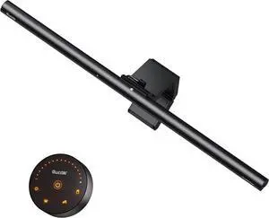 20.5'' Computer Monitor Light - Radar Motion Sensor, Eye-Care Professional Desk Lamp Bar, Stepless Dimming Remote Control, Auto-Dimming & Timer, Space Saving Fit for Curved & All Screens