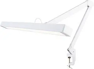 3,000 Lumens Ultra LED Desk Lamp with Clamp, 30W Dimmable Monitor Light, 5 Brightness Levels & 5 Light Modes (White, 28 Inches with Metal Arm)