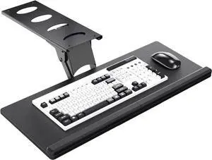 Keyboard Tray Under Desk Height Adjustable Ergonomic Sliding Keyboard and Mouse Tray, 25x9.8, DSF5