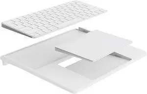 Harmony Tray Pro for Apple Magic Keyboard (No Numeric Keypad) and Magic Trackpad  Tray and Stand for Sleek and Organized Workspace, Ergonomic Wrist Rest