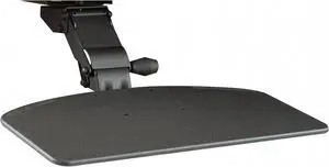 Articulating Keyboard Tray with Galaxy Finish, Ergonomic Workspace Accessory, Adjustable Office Computer Key Board Support for Home Office