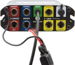RRP696 Plus in Car Voice Activated Communications Intercom with Mounting Bracket and Hardware - Featuring Bluetooth for Wireless Music Capabilities