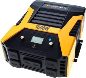 Plus PWD1500P 1500 Watt Power Inverter with Bluetooth(R) Wireless Technology and Remote Control