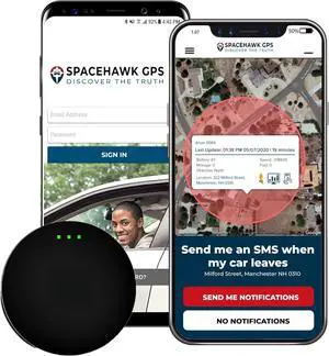 Tracker - Real-Time Mini GPS System. Hidden Tracking Device for Cars, Trucks, Trailers, Assets & Fleet Vehicles. Waterproof Portable with Magnet Long Battery.