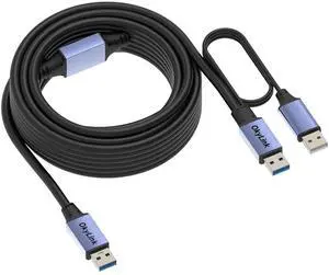 50ft(15M) Active USB 3.0/3.2 Gen 1 Data Cable A Male to with Power & Repeater 5Gbps for Industrial Automation, CCTV System 50ft(15M) Active USB 3.0/3.2 Gen 1 Data Cable A Male to with Power & Repeater 5Gbps for Industrial Automation, CCTV System