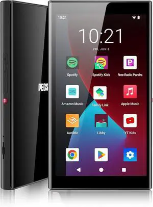 128GB MP3 Player with Bluetooth and WiFi, 5" Touch Screen Android 14 Music Play Store, Spotify, Pandora,  Music, & MP4 for Kids Libby, Audible, Up to 512GB