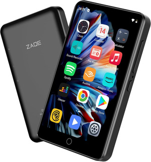 Lecteur MP3 Android 128 Go Avec Bluetooth Et WiFi – Écran 5" HD, Spotify, Amazon Music, Batterie Longue Durée