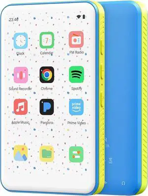 132GB MP3 Player with Bluetooth 5.0 and WiFi, 4.0 Inch Touchscreen MP4 Players, Android Kids Spotify, Pandora, Deezer, Play Store, Browser, HiFi Hiby Music Player, Expand up to 1TB