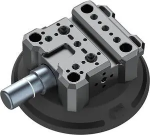 4.5" Suction Cup Camera Mount  Ultimate Car with Cold Shoe, NATO Rail, and Threaded Holes for Cameras, Action Phones (4.5")