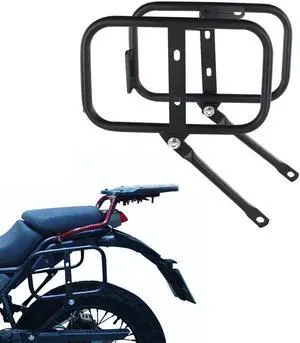 Saddlebag Support Racks Motorcycle Side Racks Compatible with Royal Enfield Himalayan 2018-2023, Scram 411 Himalayan 2023 Pannier Side Carrier Rack