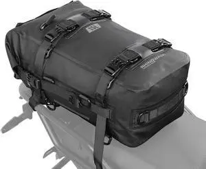 Motorcycle Tail Bag, Travel Luggage Bags, Waterproof Rear Carrier, Motorcycle Rear Seat Bag Backpack, Rear Rack Trunk - Black 15L