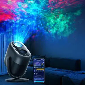 Star Projector Lights, 7-Zone Colorful Nebula Effect, Work with Matter, 540ft² Coverage, LED Ceiling Lights for Bedroom, 50+ Scenes, 18 White Noise, Room Decor, Gifts for Kids, Sleep Lamp