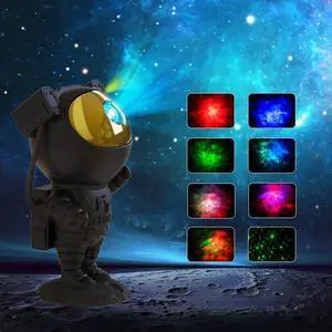 Star Projector Galaxy Night Light,Astronaut Starry Nebula Ceiling LED Lamp with Timer and Remote, Gift for Kids Adults for Bedroom, Christmas, Birthdays