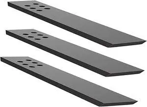 LX2.5 Heavy Duty Knee Wall Support Bracket - 3 Pack, 16" L x 2.5" W, 3/8" Thick, Floating Bracket for Quz/Granite/Wood/Concrete Countertops, Screws Included