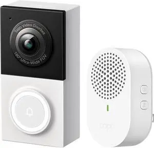 Sm Video Doorbell Camera Wired, 2K 5MP, Color Night Vision, 180° Ultra-Wide FOV, 2-Way Audio, Free AI Detection, Cloud & SD Card Storage, Works w/Alexa & Google Home, D130