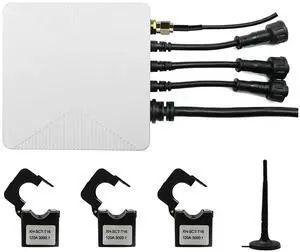 Tuya App WiFi Sm Power Energy KWh Meter Monito 3 Phase Single Phase with 120A CT Clamp Transformer (16MM Diameter Hole) for Sm Home Voltage Current Power Energy Consumption Monitor Meter
