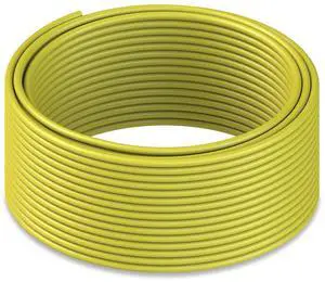 LINKUP - Cat8 Ethernet Cable S/FTP 22AWG Screened Solid Cable | 2000MHz (2GHz) up to 40Gbps | Future 5th-Gen Ethernet LAN Network 40G Structure Wires |Yellow| 50 Meter Bulk (Termination Required)