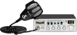 29 NW AM/FM Classic Professional CB Radio - Easy to Operate Emergency Radio, Travel Essentials, Instant Channel 9/19, Full 40 Channels, SWR Calibration and NightWatch Illnation Display, Black