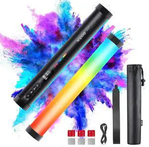 TL30 RGB Tube Light Wand, Magnetic RGB Light Wand LED Video Light Stick CRI 97 TLCI 99 HSI 360°Color Gamut 2700-6500K 13FX Lux 740 with 2900mAh Battery for Photography YouTube TikTok