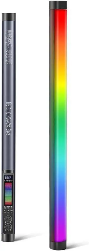 TL60 RGB Tube Light, 20W Full Color RGBWW LED Video Lighting Wand Stick for Studio Photography Recording Streaming, APP/2.4G/DMX Control, 7 Pixel Effects 18 Scenes, 2500-10000K CRI97+ TLCI98+