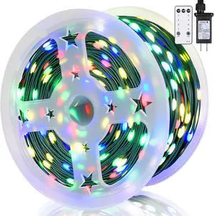 Christmas Lights,1300 LED 426FT Upgrade Long Outdoor String Lights Waterproof Christmas Roll Light Fairy Tree Xmas Long Light rations with Remote Plug in for Indoor Party Yard Garden-Multicolored