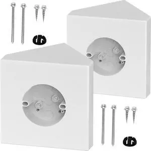 Fan Mounting Box, Ceiling Fan Mounting Bracket, Ceiling Fan Mounting Box, Ceiling Fan Mounting Kit, Fan Mounting Bracket, ts Cathedral Ceiling Angles of 80° or Up, White, 2-Pack
