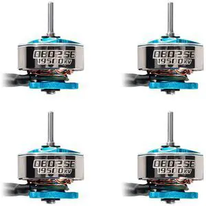 4pcs 0802SE 23000KV Brushless Motor 1S Lightweight FPV Drone Motor Compatible for Indoor FPV Racing 65/75mm 1S Brushless Whoop Quadcopters Like Meteor65 Pro Meteor75 Drones