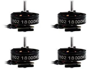 4pcs 1102 18000KV Brushless Motor 1S FPV Motor for 1S Brushless Micro Whoop Drone Like Meteor75 1S Brushless FPV Micro Drone